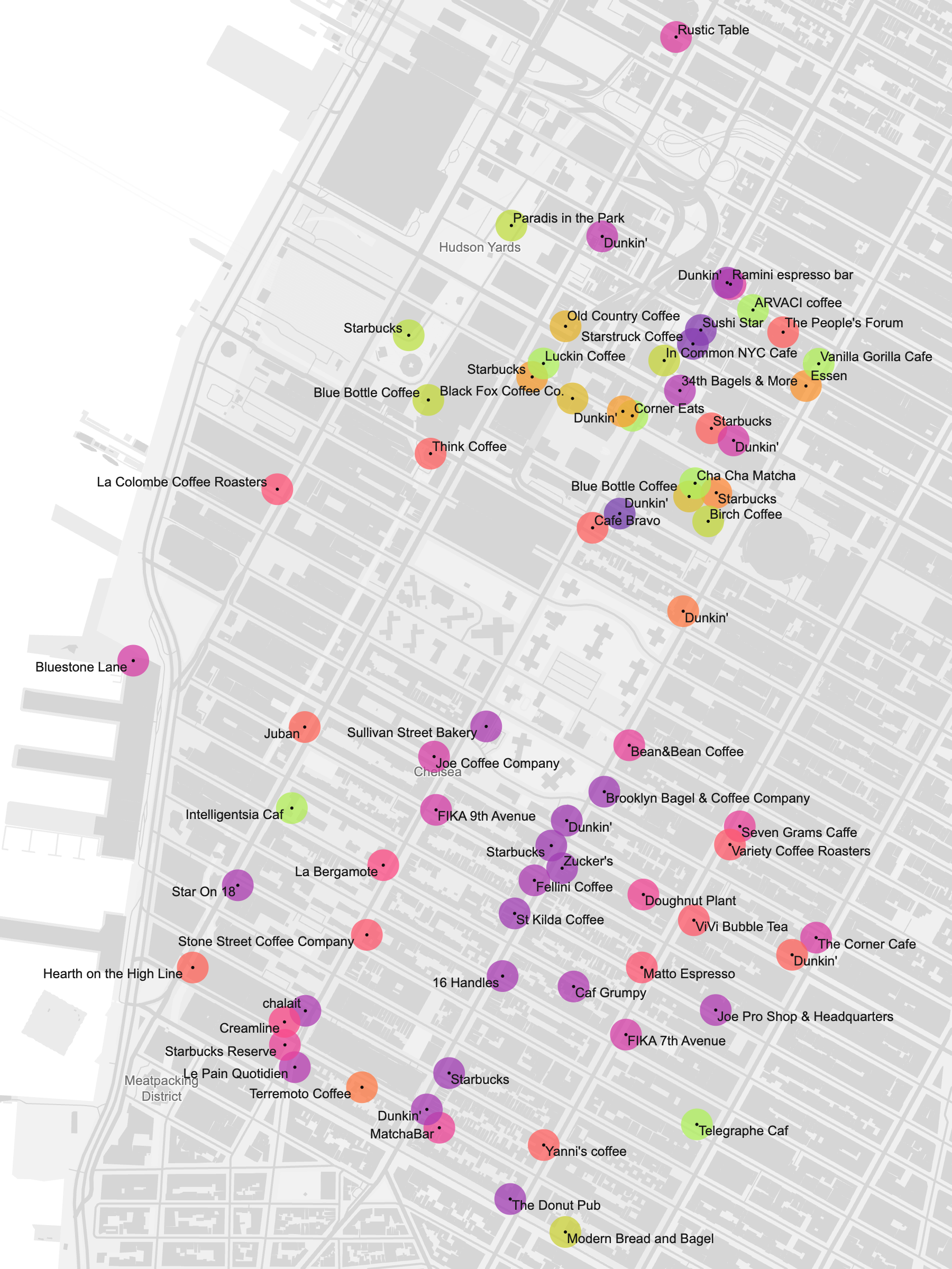 Basismap map labels with formatting options, collision detection, and adjustable text size